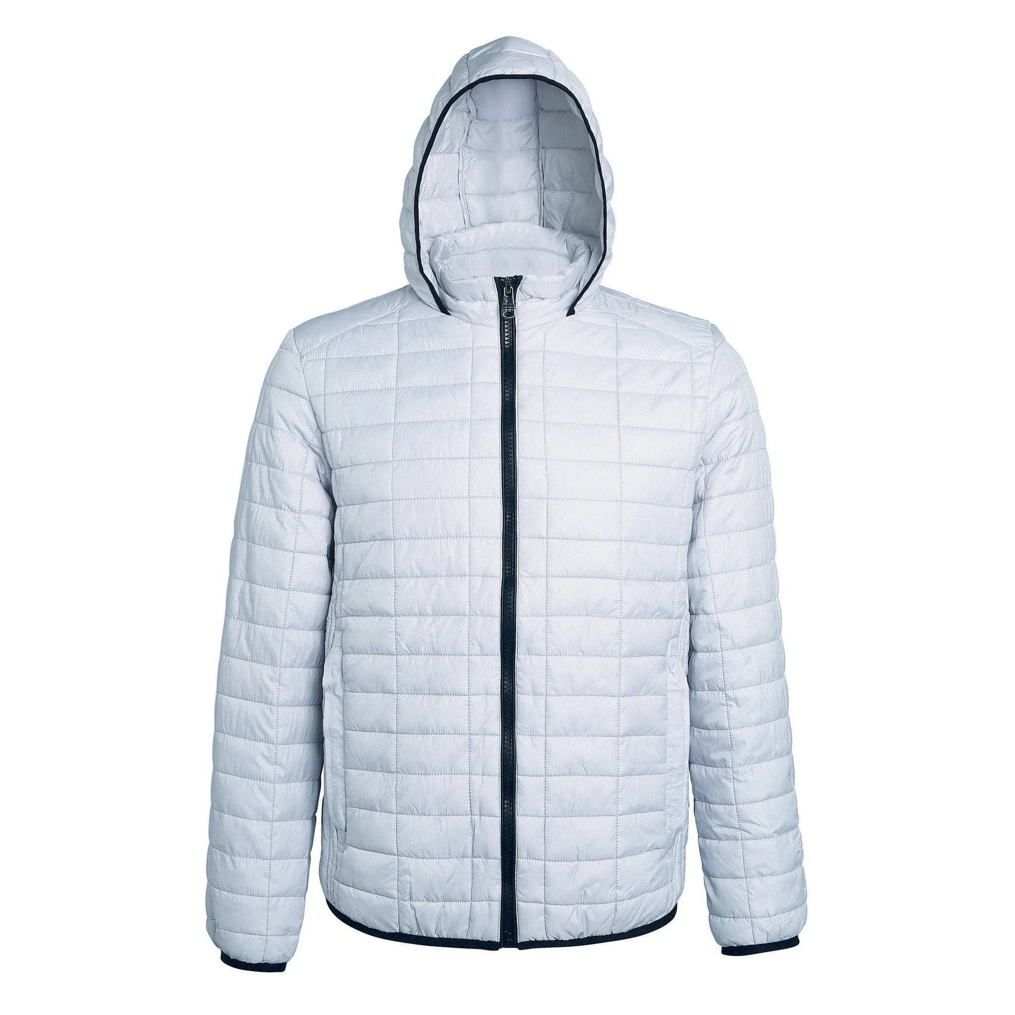 2786 Womens/Ladies Honeycomb Padded Hooded Jacket