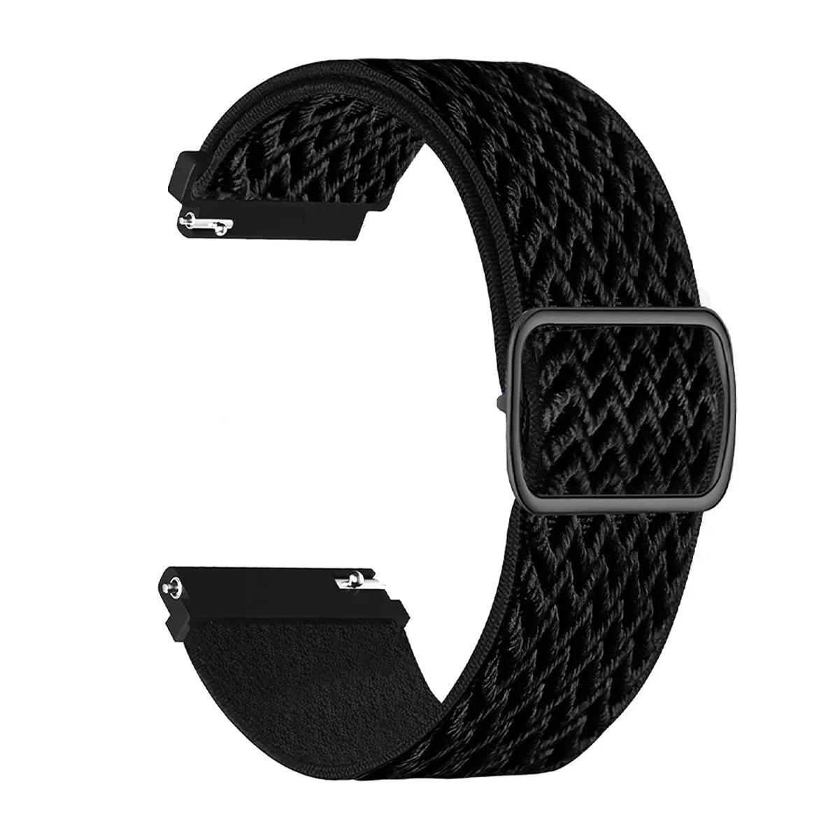 Adjustable Braided Loop Straps for Samsung Watch 20mm Black