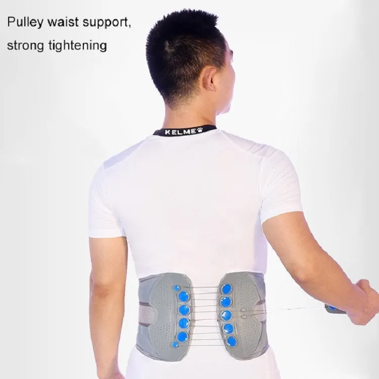 Adjustable Breathable Mesh Lumbar Support Belt, Specification: XL(Black)