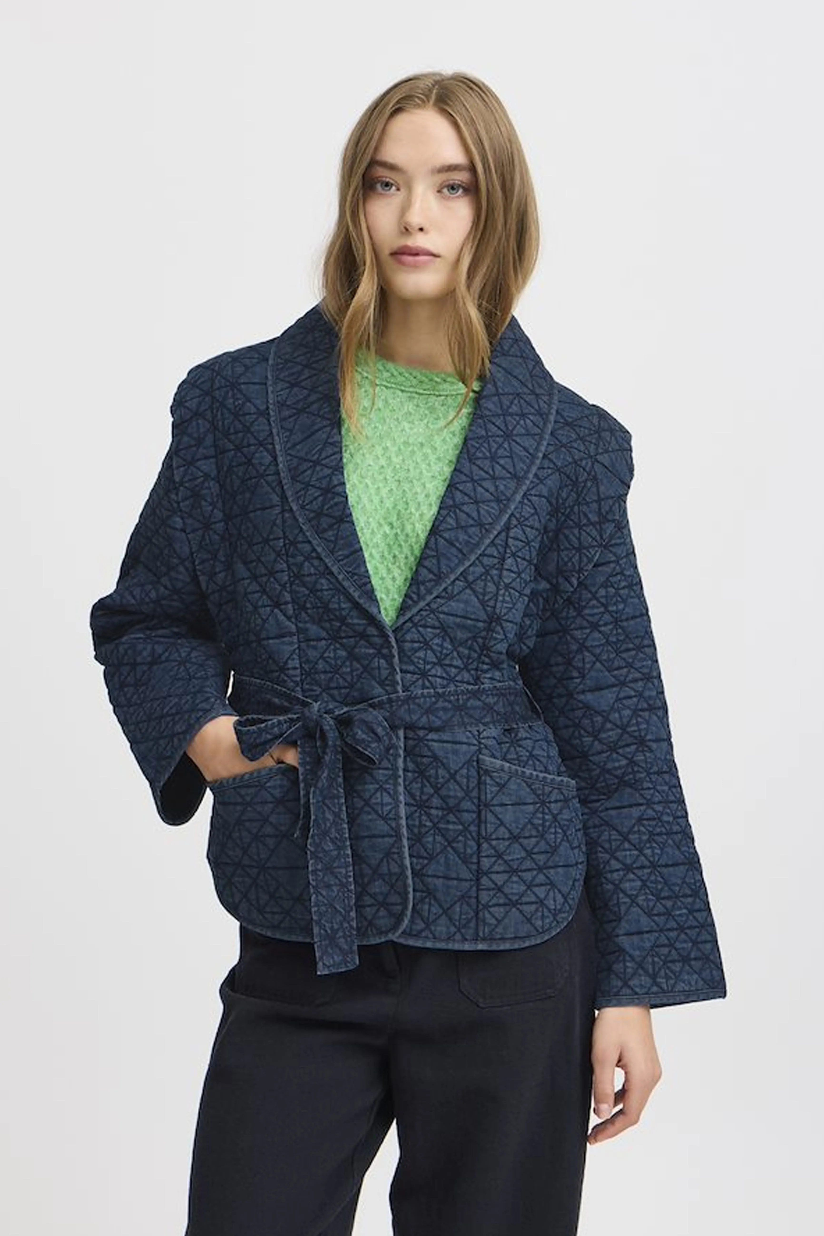 Atelier Rêve Jules Blue Chambrey Jacket