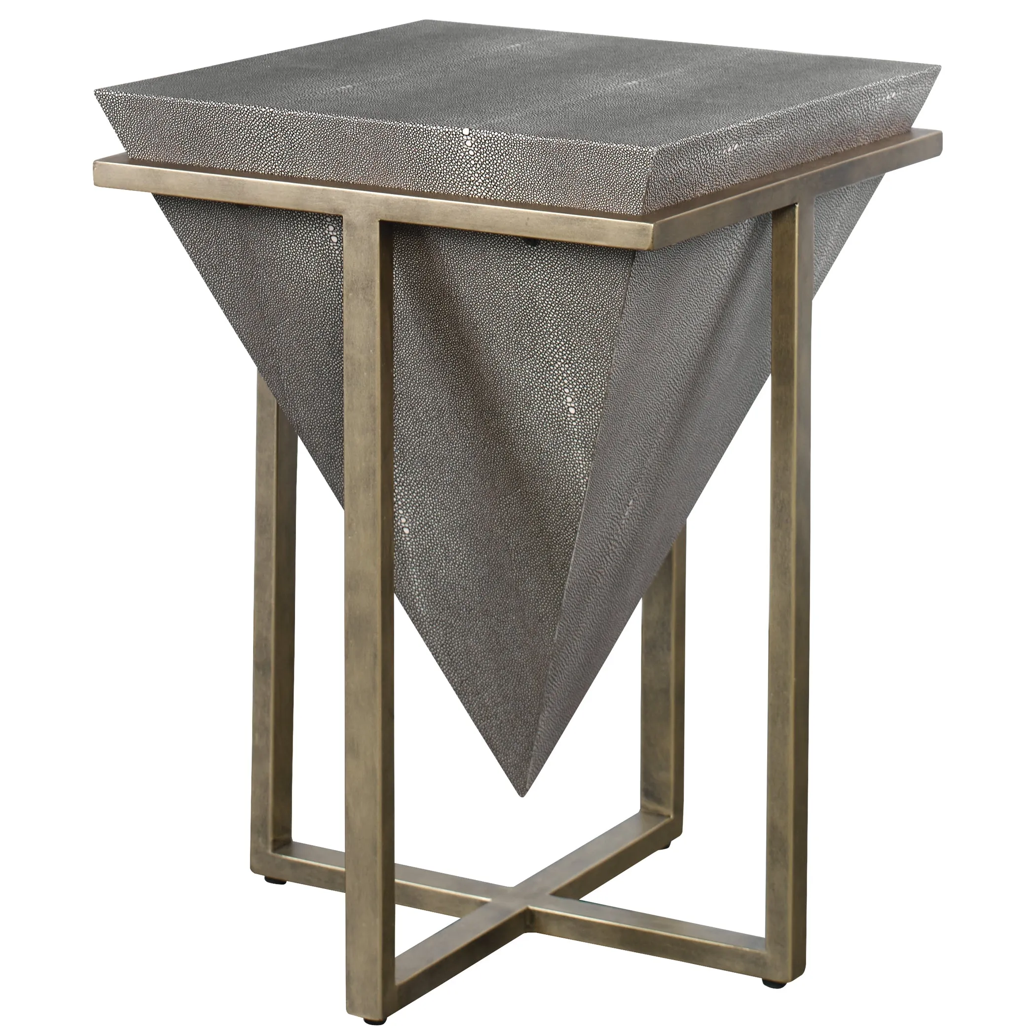 Bertrand Shagreen Accent Table