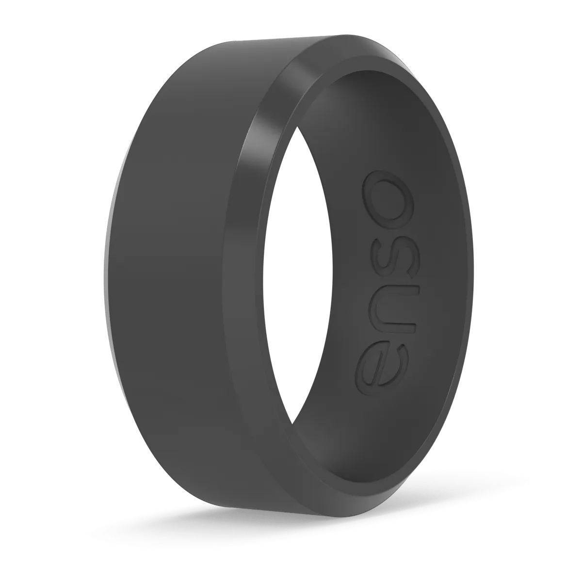 Bevel Silicone Ring - Slate