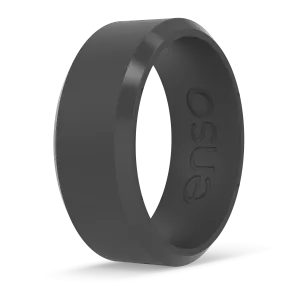 Bevel Silicone Ring - Slate