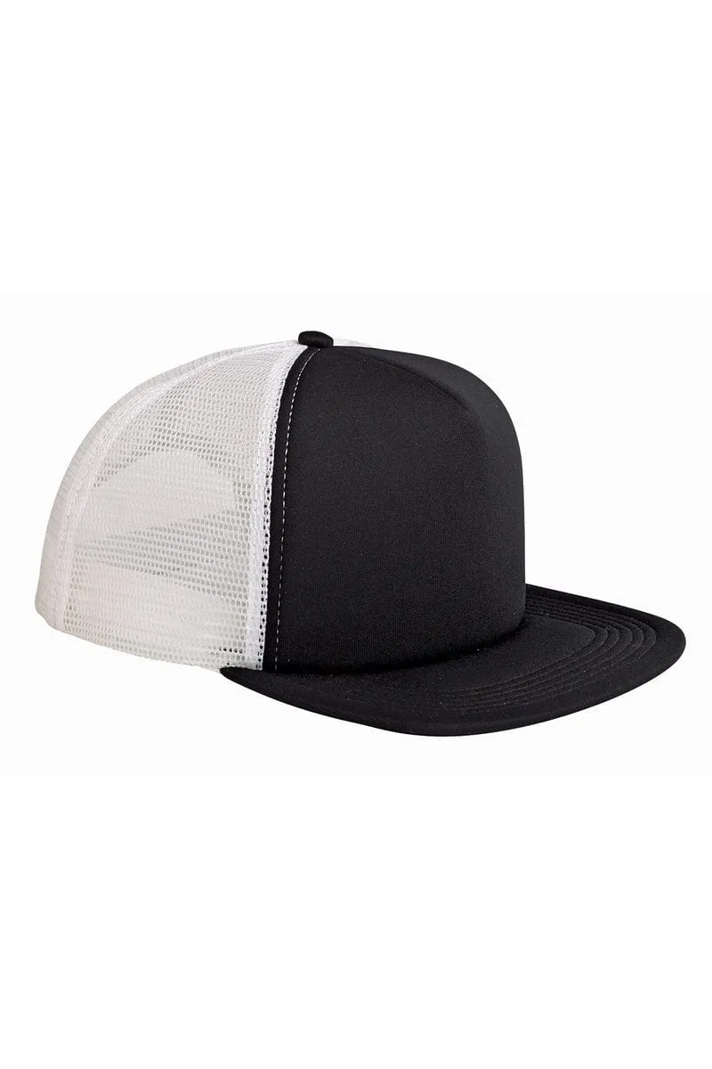 Big Accessories BX030: 5-Panel Foam Front Trucker Cap