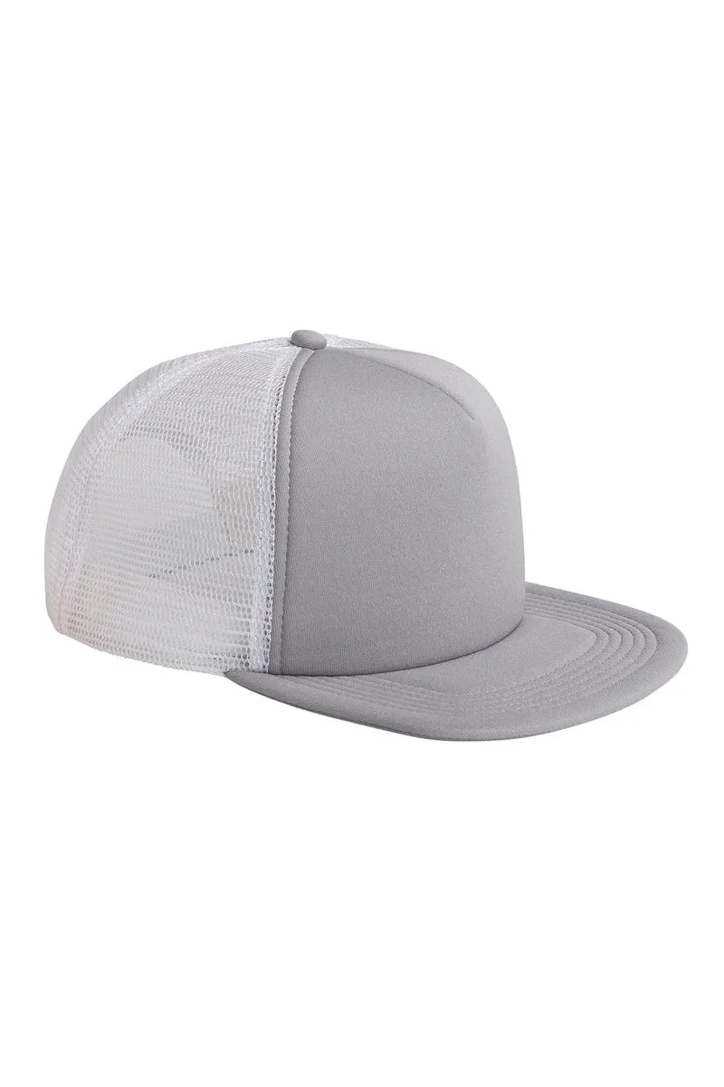 Big Accessories BX030: 5-Panel Foam Front Trucker Cap