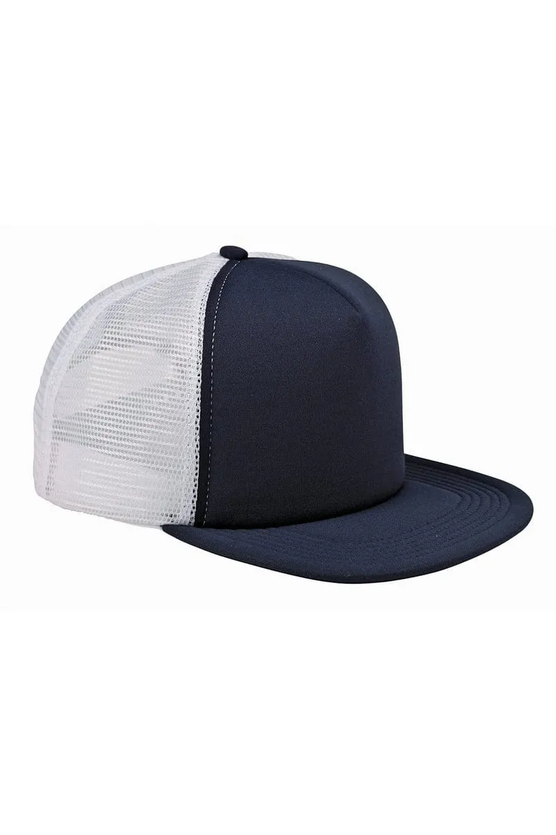 Big Accessories BX030: 5-Panel Foam Front Trucker Cap