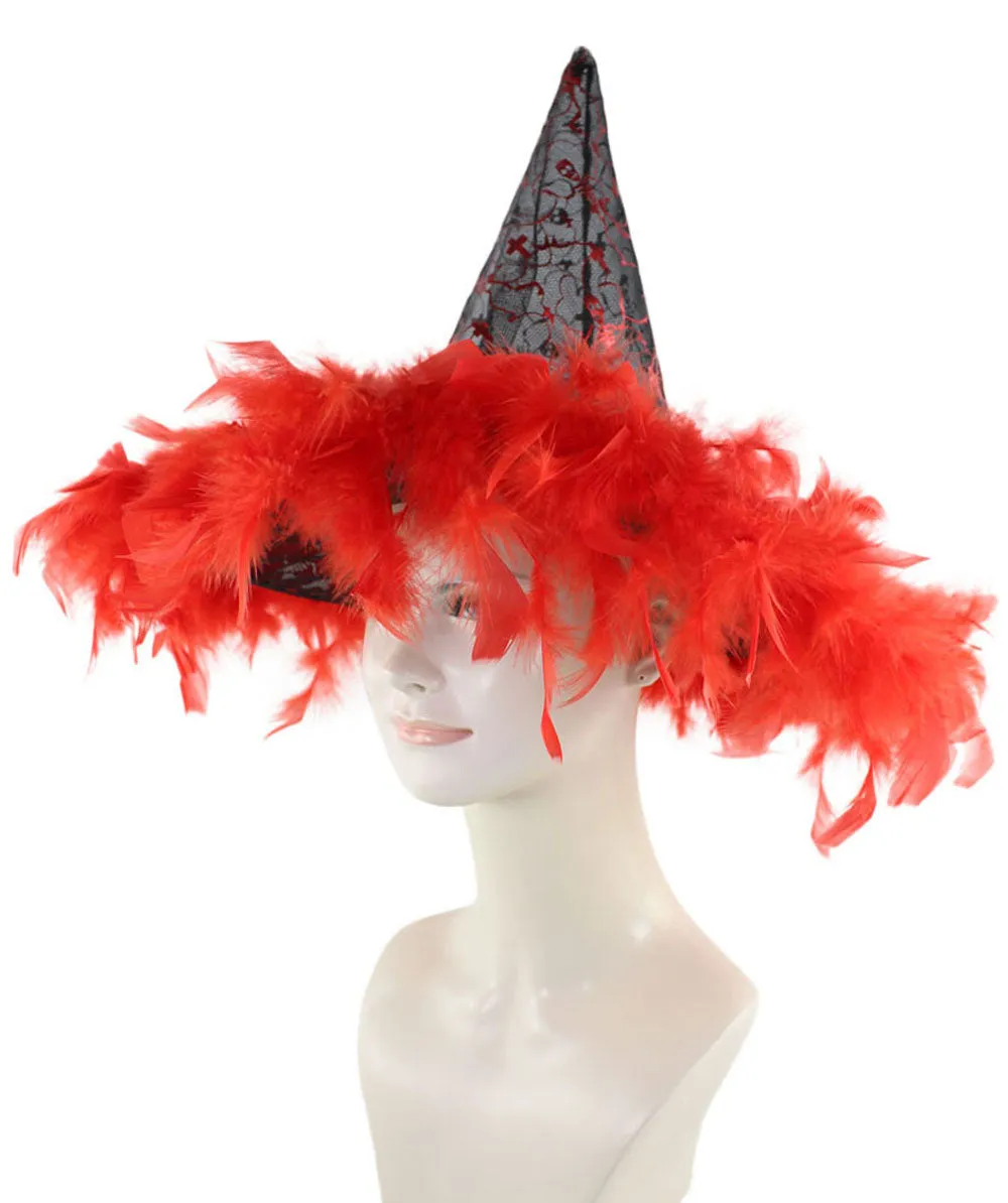 Black & Red Witch Hat