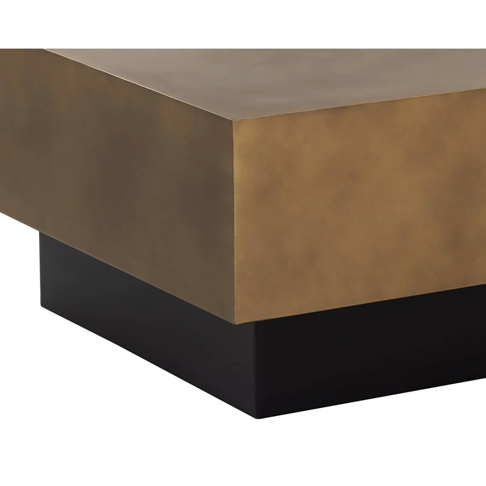 Blakely Coffee Table, Antique Brass