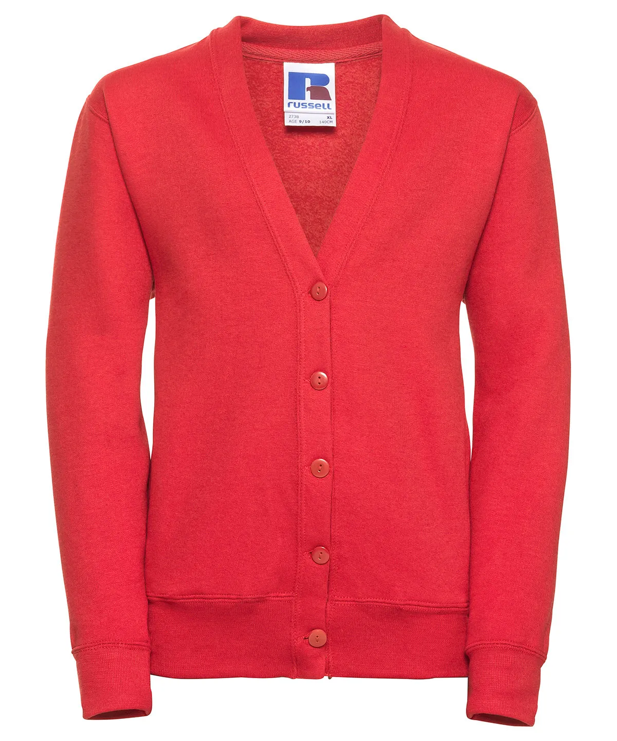 Bright Red - Kids cardigan