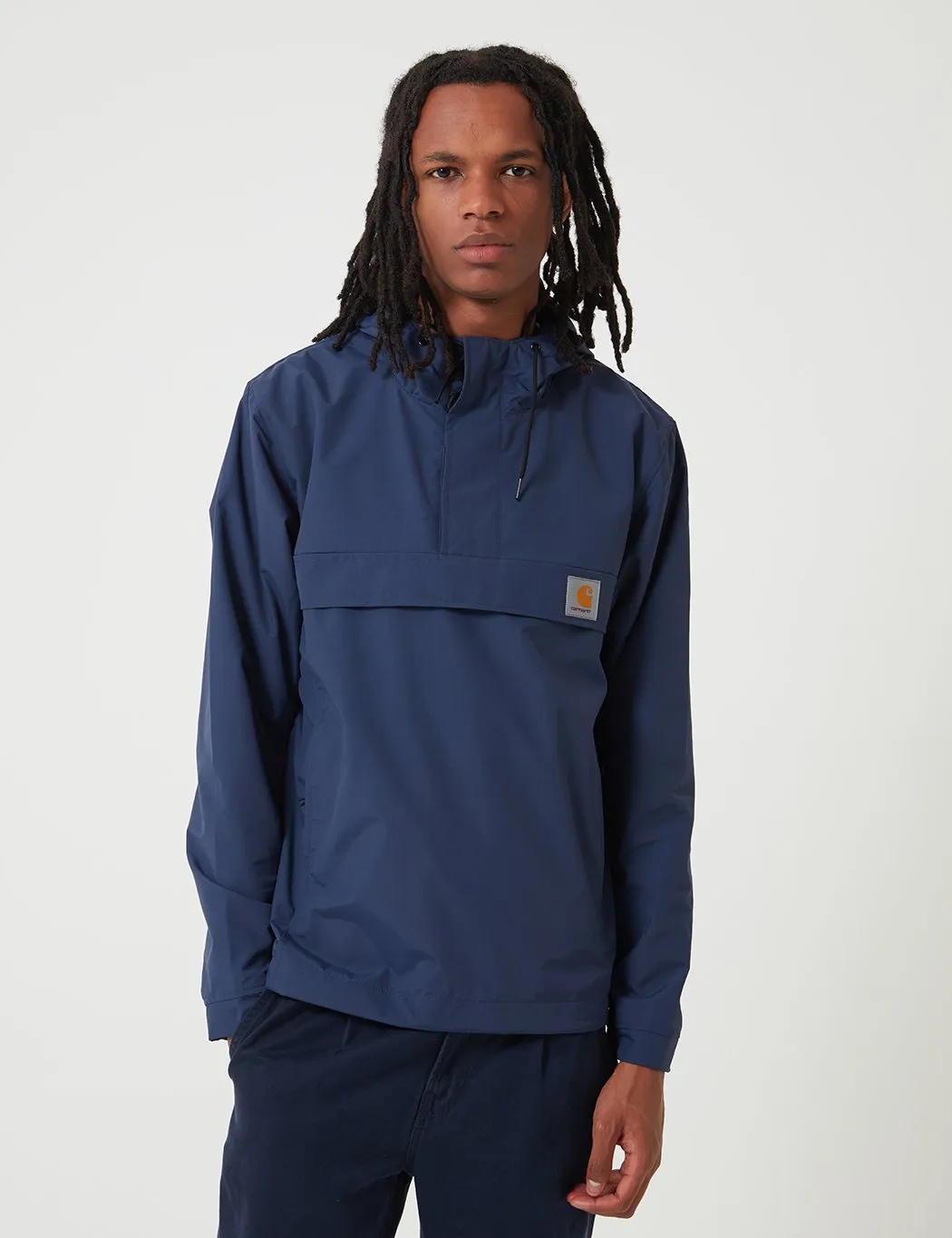 Carhartt-WIP Nimbus Half-Zip Jacket (Un-Lined) - Blue