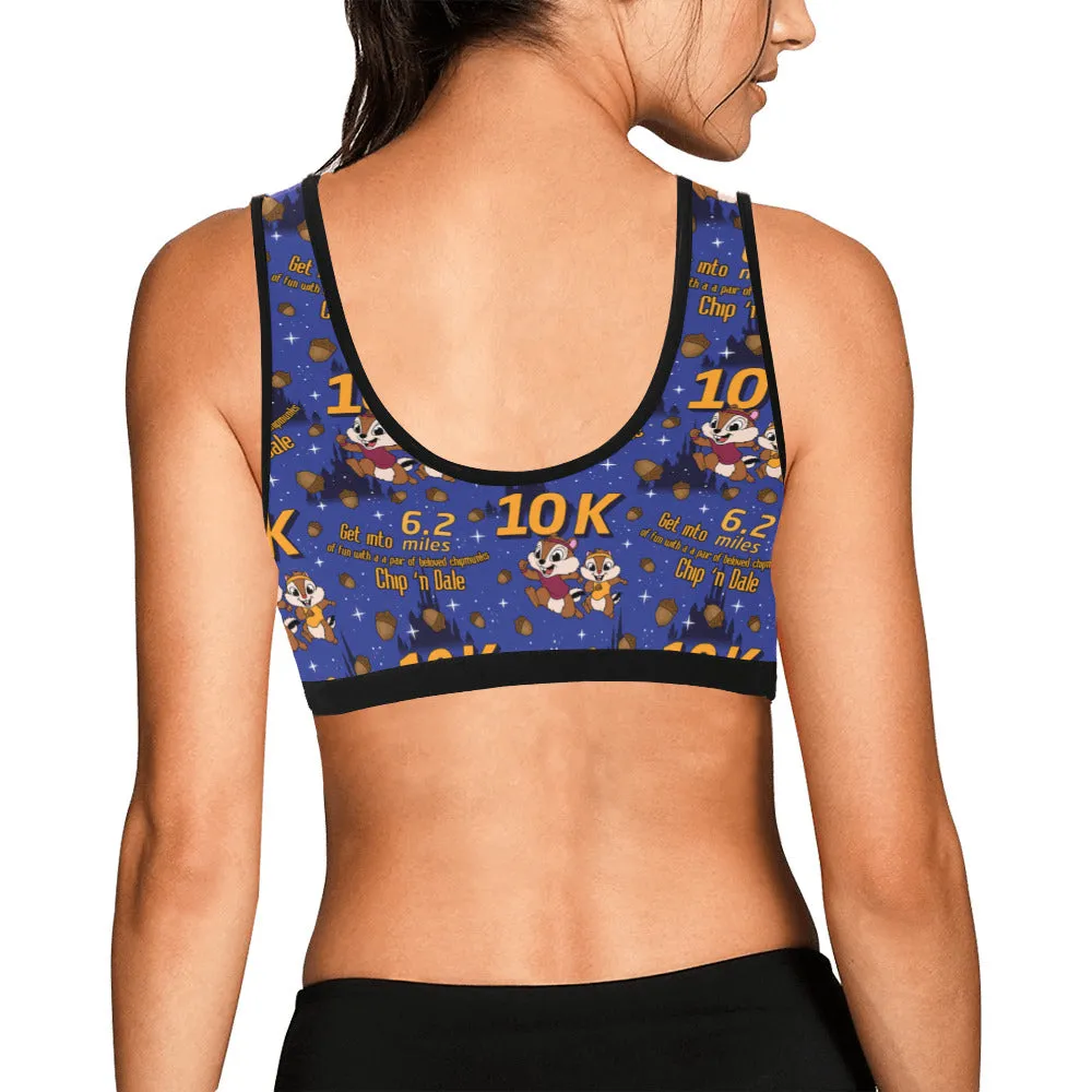 Chip And Dale 10K Women's Sports Bra