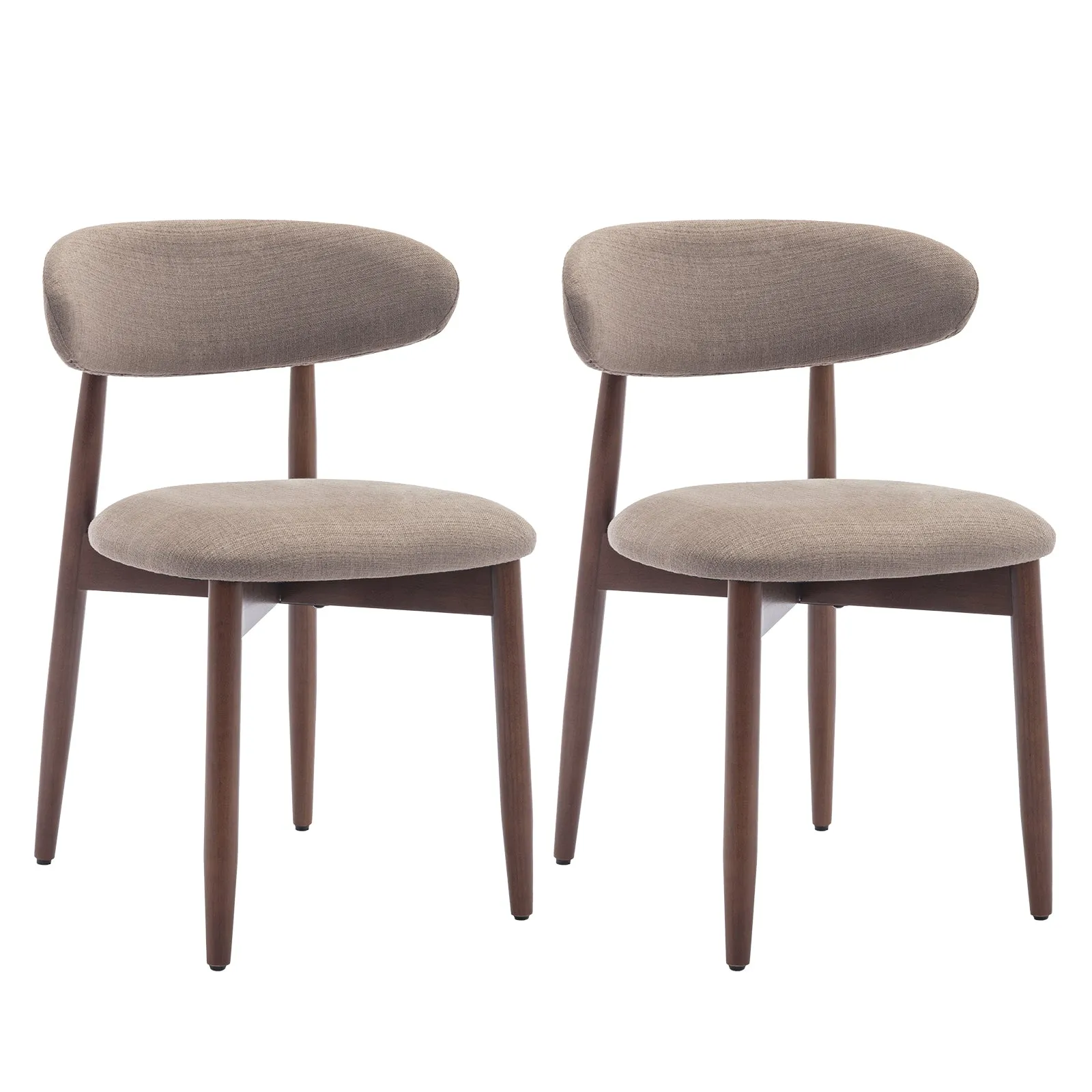 COLAMY Wooden Modern Upholstered Dining Chairs with Foot Pads Model.6870