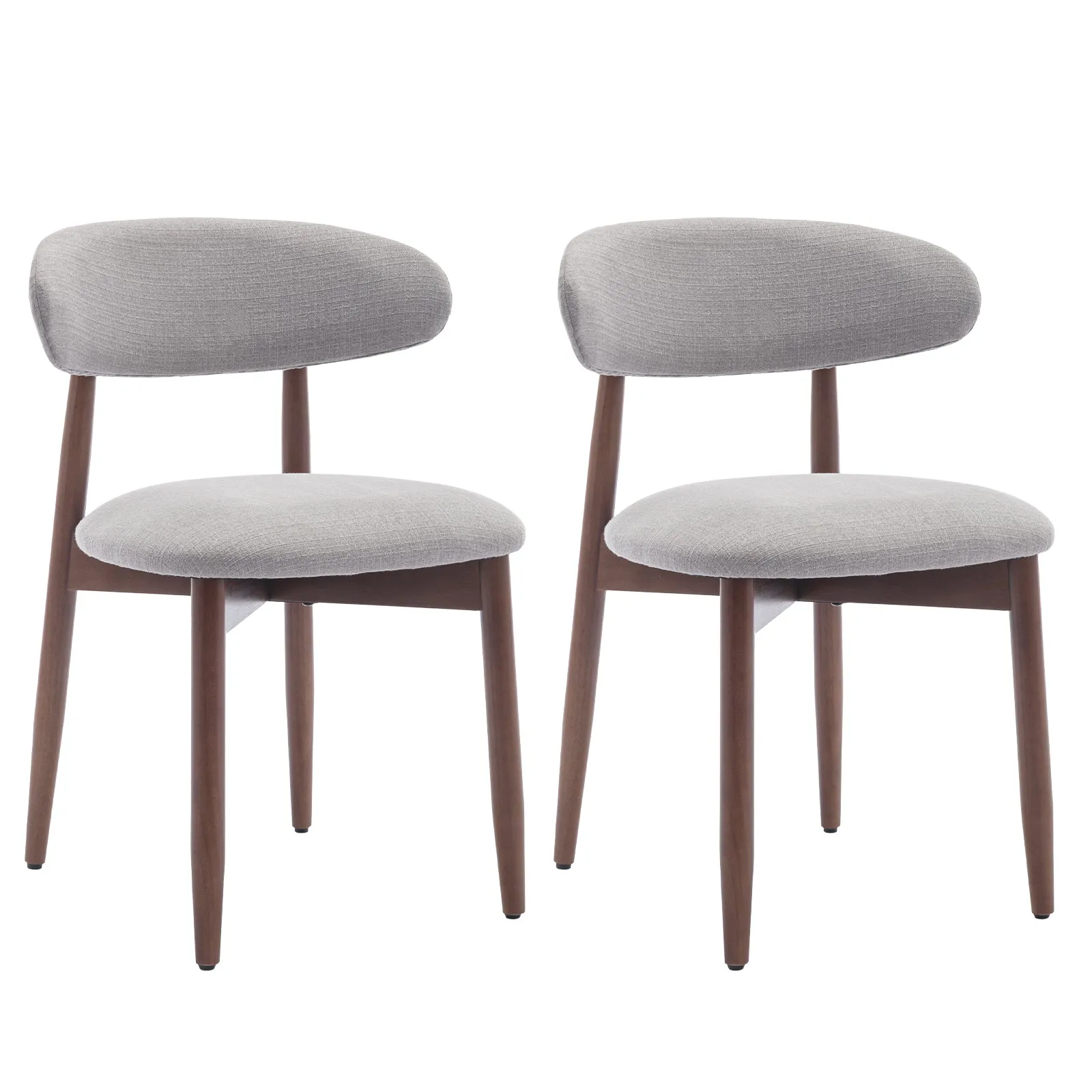 COLAMY Wooden Modern Upholstered Dining Chairs with Foot Pads Model.6870