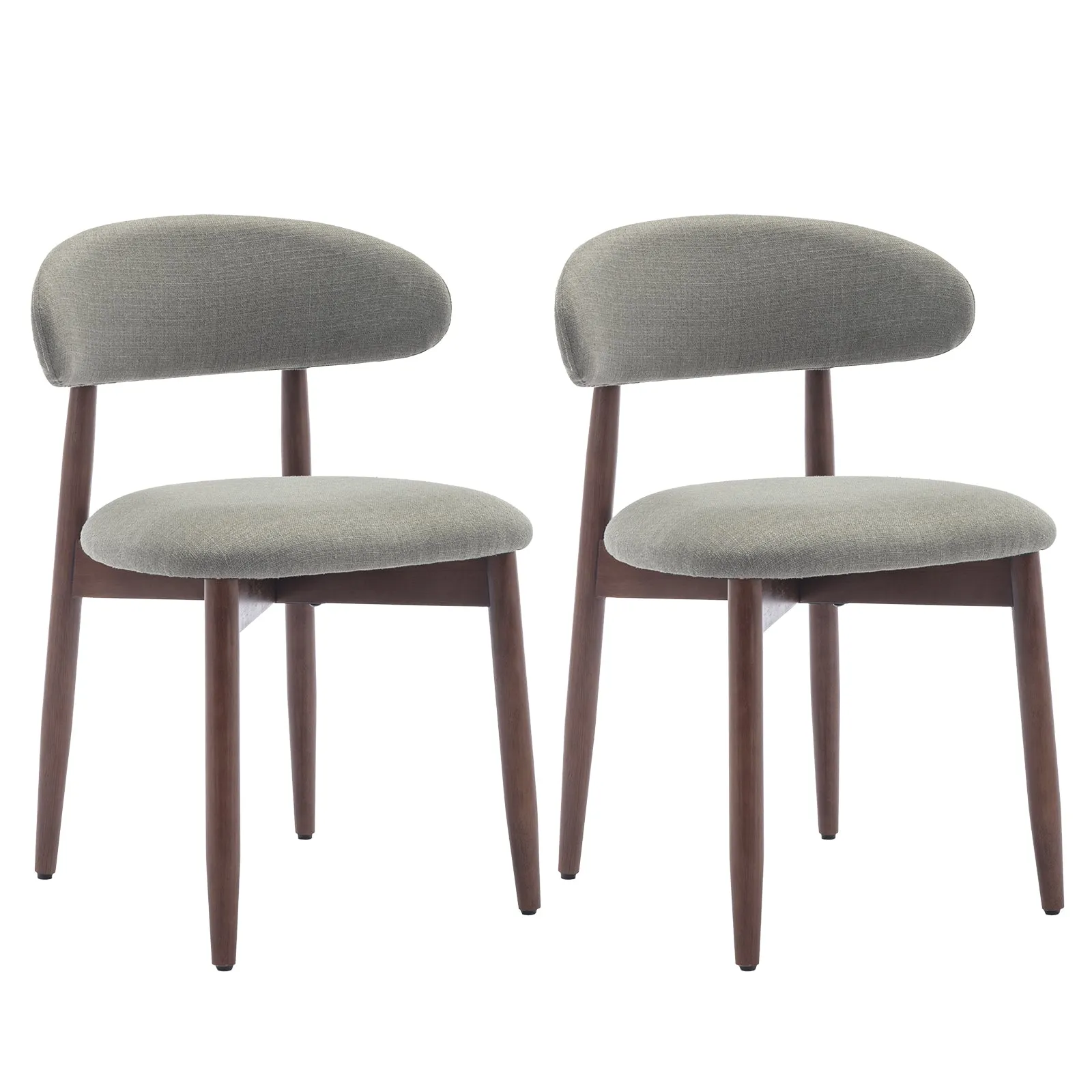 COLAMY Wooden Modern Upholstered Dining Chairs with Foot Pads Model.6870