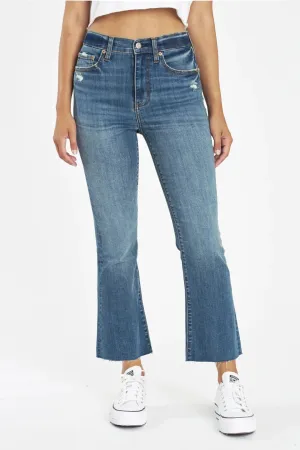 Daze Denim | Shy Girl High Rise Crop Flare | Rumors