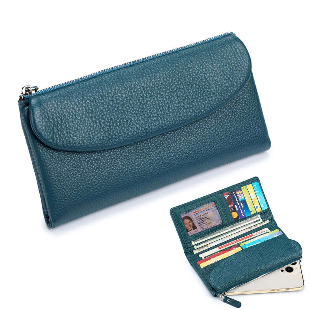 Elegant Soft Leather Long Wallet | Luxurious and Practical