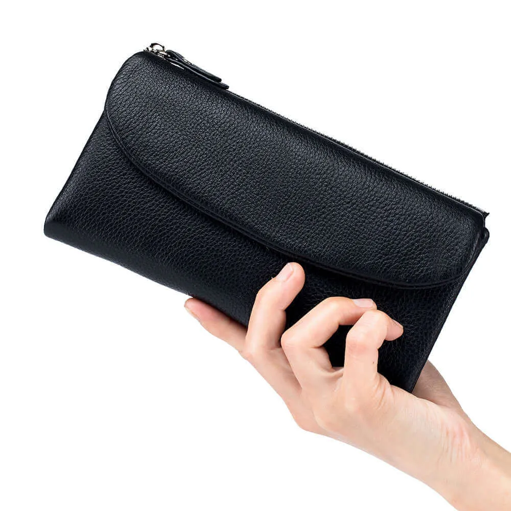 Elegant Soft Leather Long Wallet | Luxurious and Practical