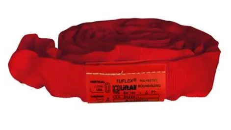 EN150 X 14 FT Red Tuflex Polyester Roundsling - EN150X14