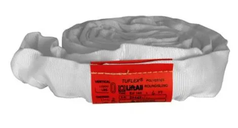 EN180 X 9 FT White Tuflex Polyester Roundsling - EN180X09