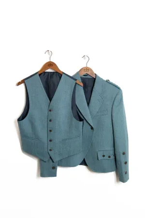 Ex-Display Lovat Blue Clunie Jacket and Waistcoat