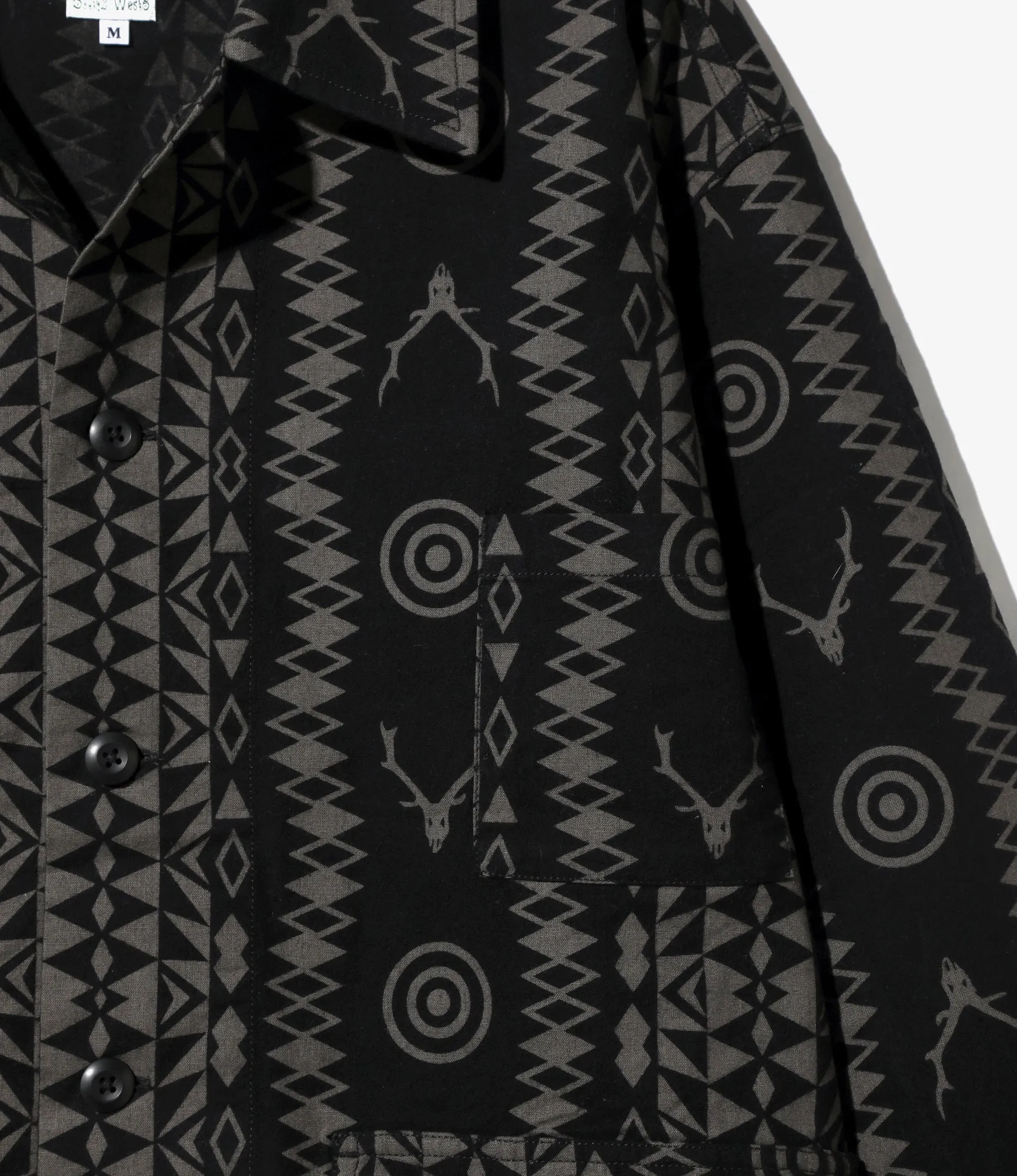 Flannel Hunting Shirt – Skull & Target Print