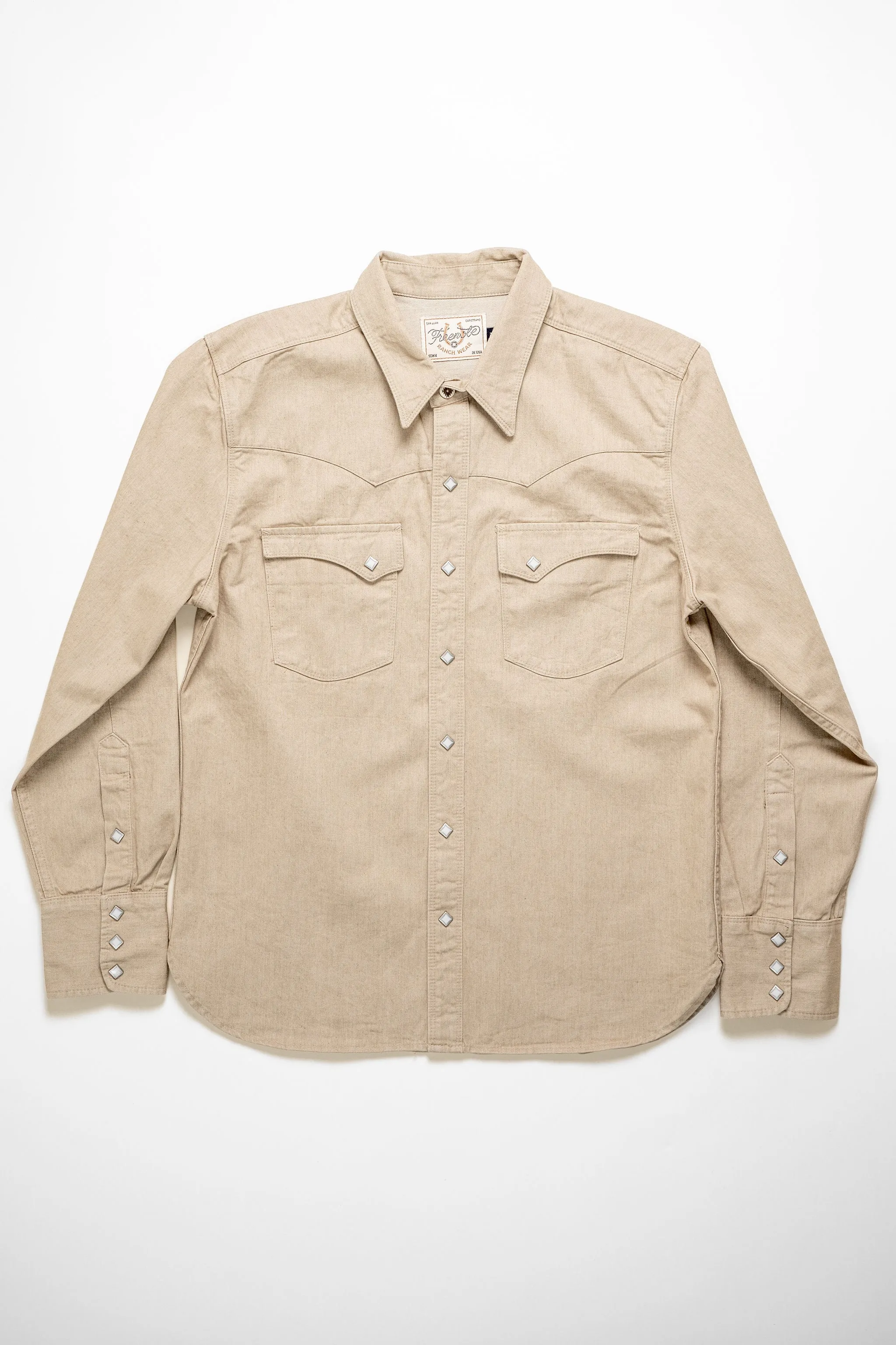 Freenote Cloth Calico - Tan Denim