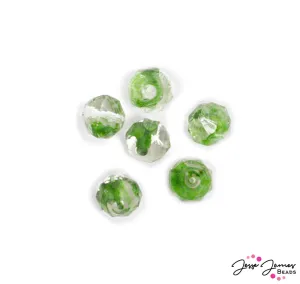 JJB Glass Bead Set in Emerald Potion