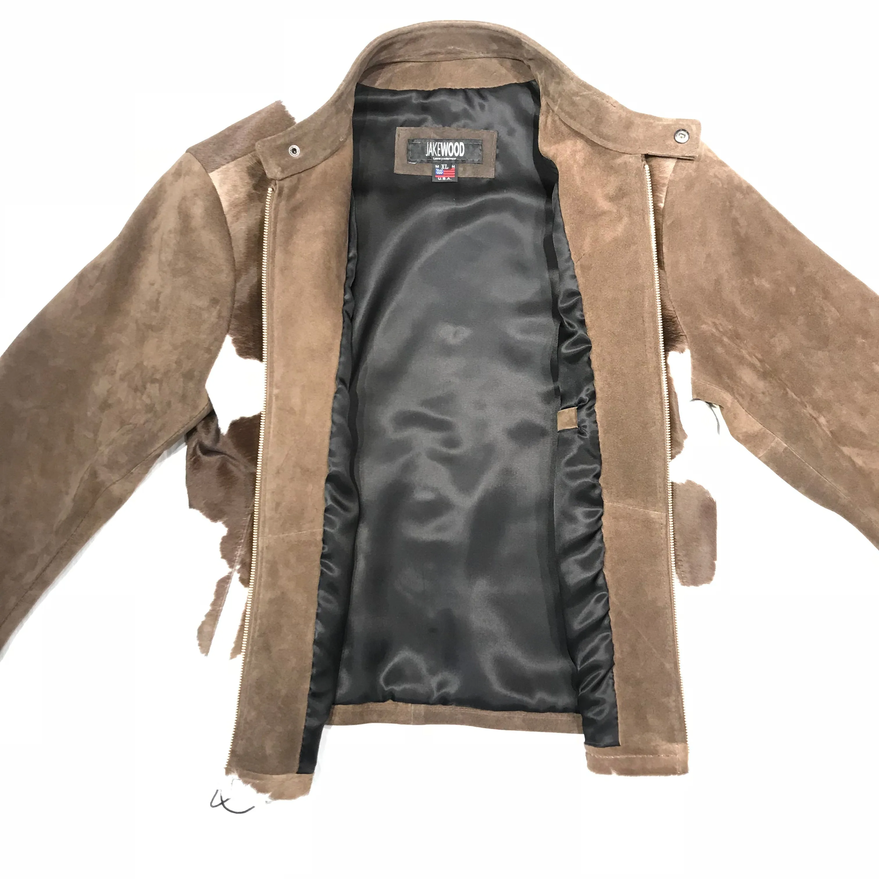 Kashani Pony Hair Suede Bomber Jacket