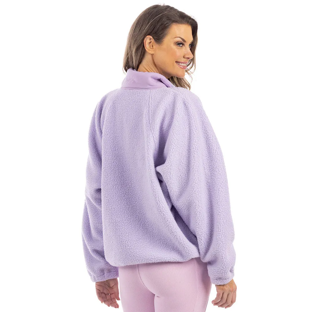 Light Purple Wholesale Athletic Fleece Jacket