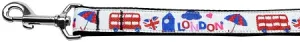 London Town Nylon Dog Leash 3-8 Inch Wide 4ft Long