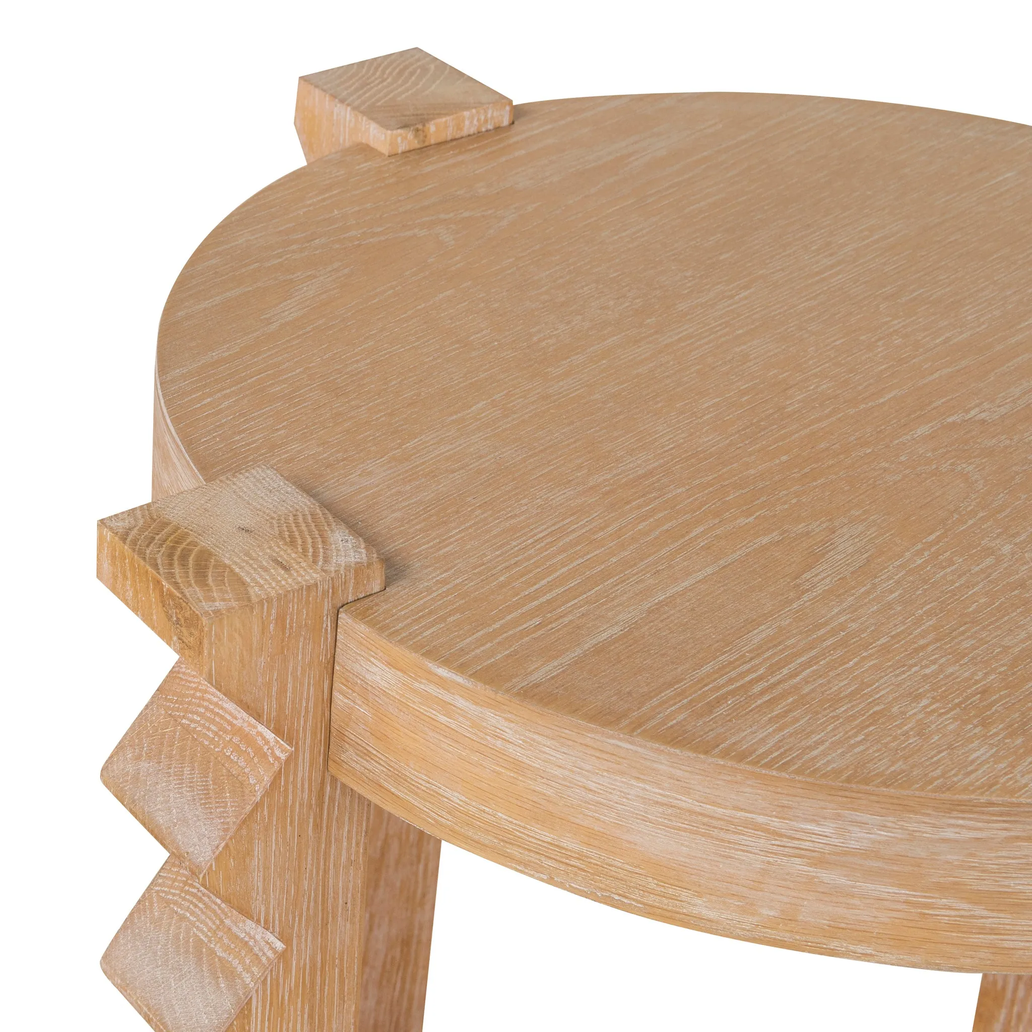 Maria Round Side Table - Natural