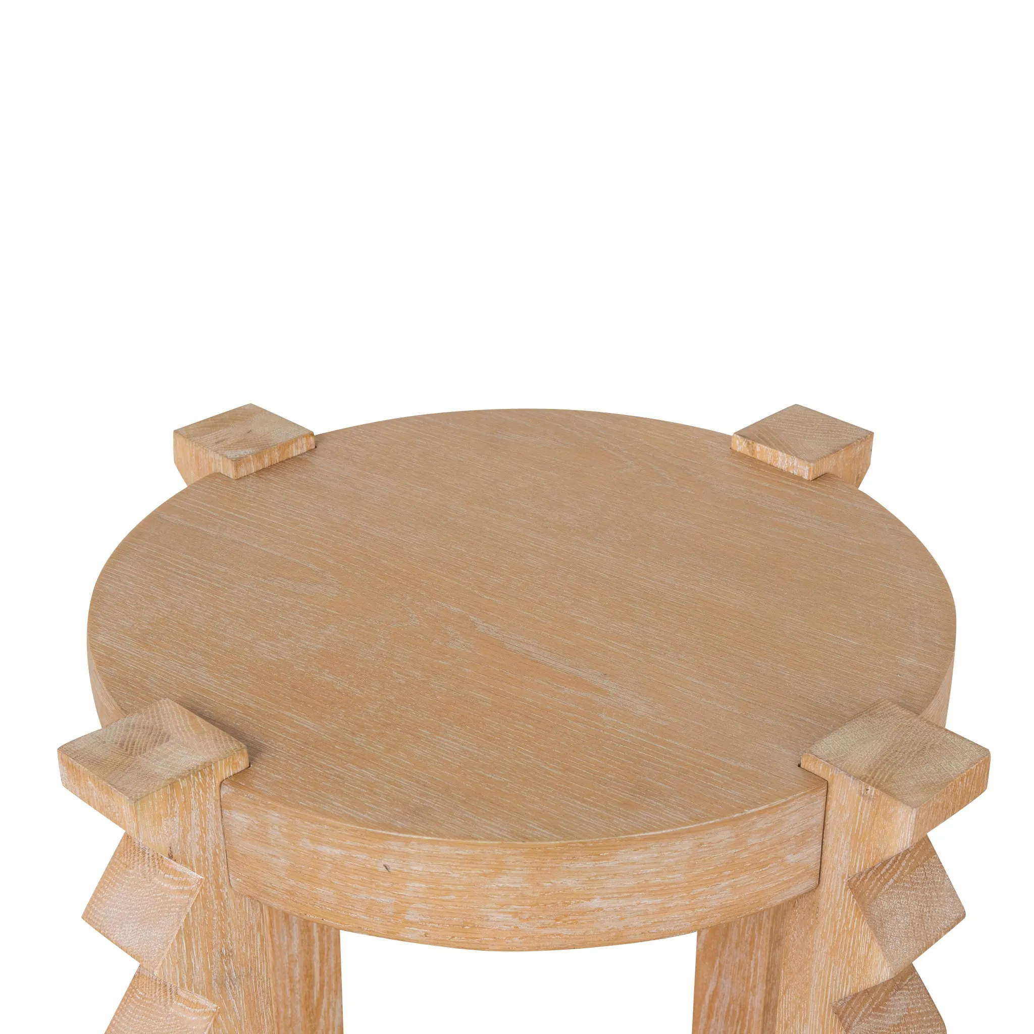 Maria Round Side Table - Natural