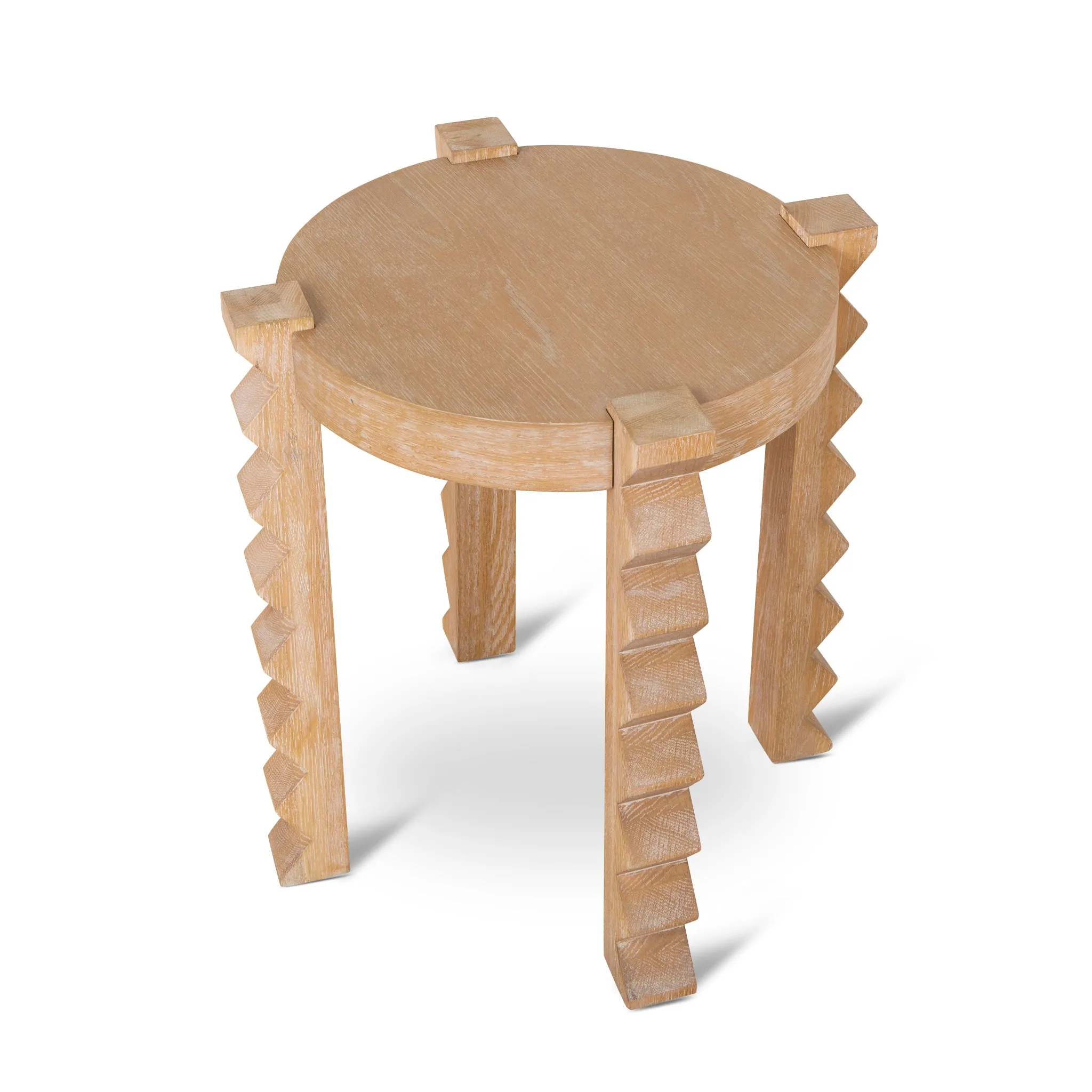 Maria Round Side Table - Natural