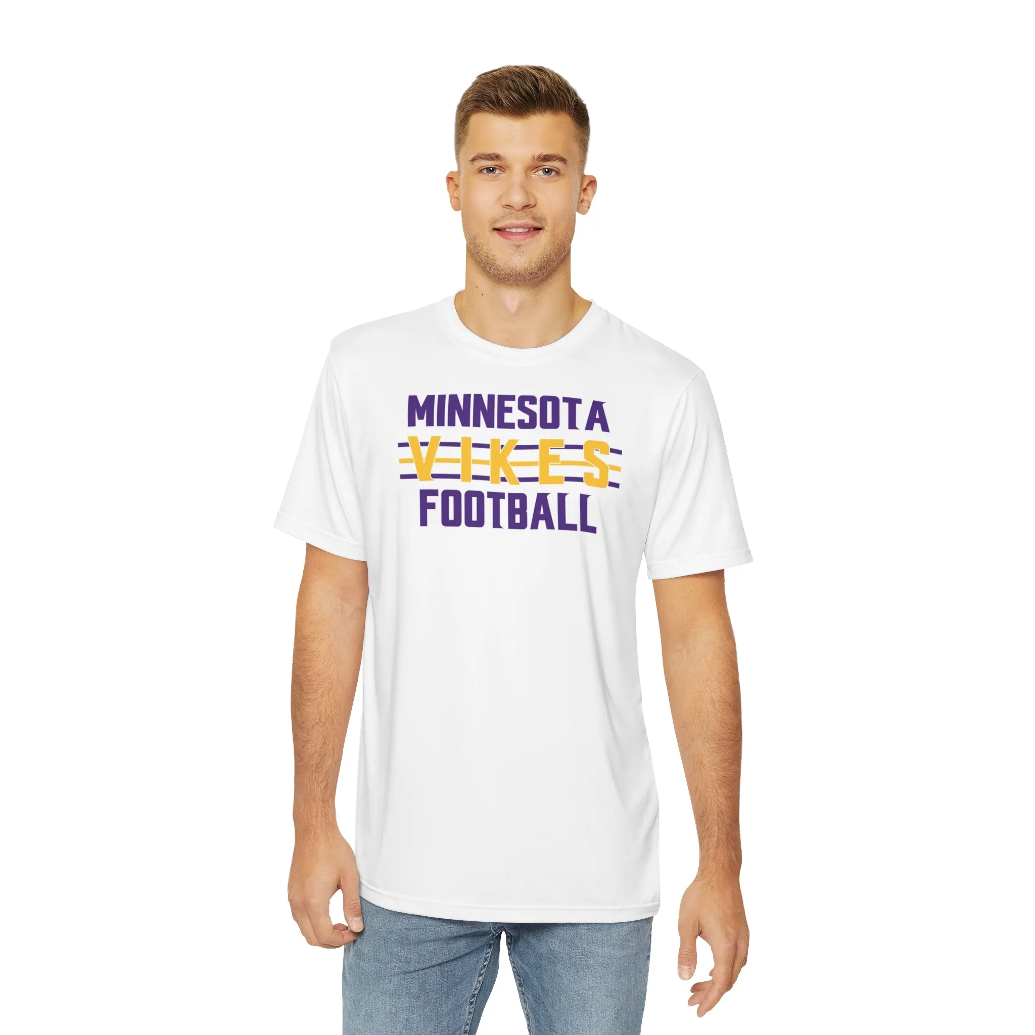 Men's Polyester Tee - Vikes Football