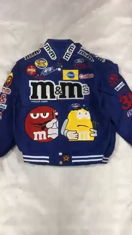 NASCAR Rework Style Blue m&ms Jackets All sizes - 15 pcs