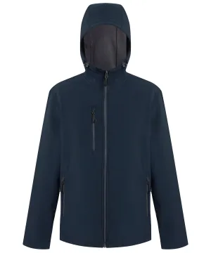 Navy/Seal - Navigate 2-layer hooded softshell jacket