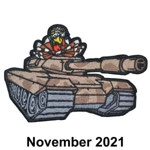 November 2021 Patch of the Month - Happy Tanksgiving