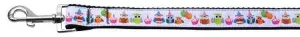 Party Owls Nylon Ribbon Collars 1 wide 4ft Leash