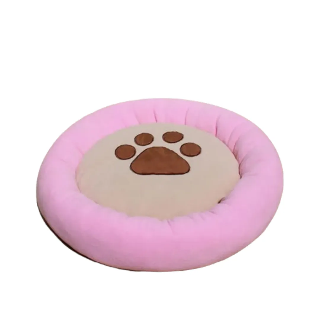 PetAffairs Waterproof  Soft Plush Paw Print Pet Bed