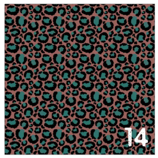 Printed Adhesive Vinyl FUN CHEETAH Pattern Vinyl 12 x 12 inch sheets