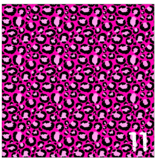 Printed Adhesive Vinyl FUN CHEETAH Pattern Vinyl 12 x 12 inch sheets