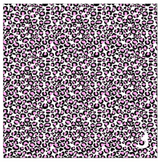 Printed Adhesive Vinyl FUN CHEETAH Pattern Vinyl 12 x 12 inch sheets