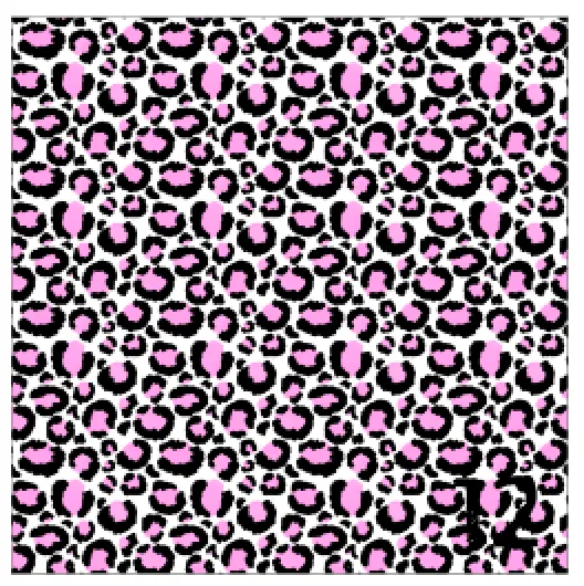 Printed Adhesive Vinyl FUN CHEETAH Pattern Vinyl 12 x 12 inch sheets