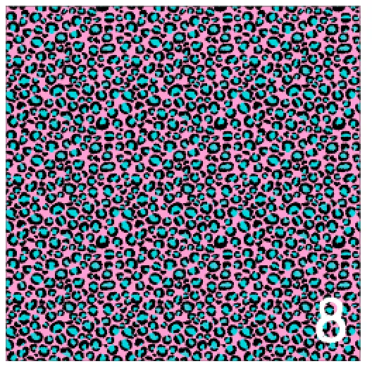 Printed Adhesive Vinyl FUN CHEETAH Pattern Vinyl 12 x 12 inch sheets