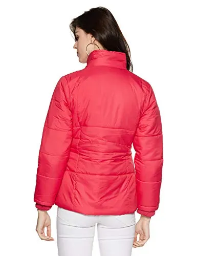 Qube By Fort Collins Women's Parka Coat Jacket Pink L