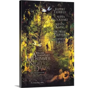 "A Midsummer Nights Dream (1999)" Canvas Wall Art - Multi