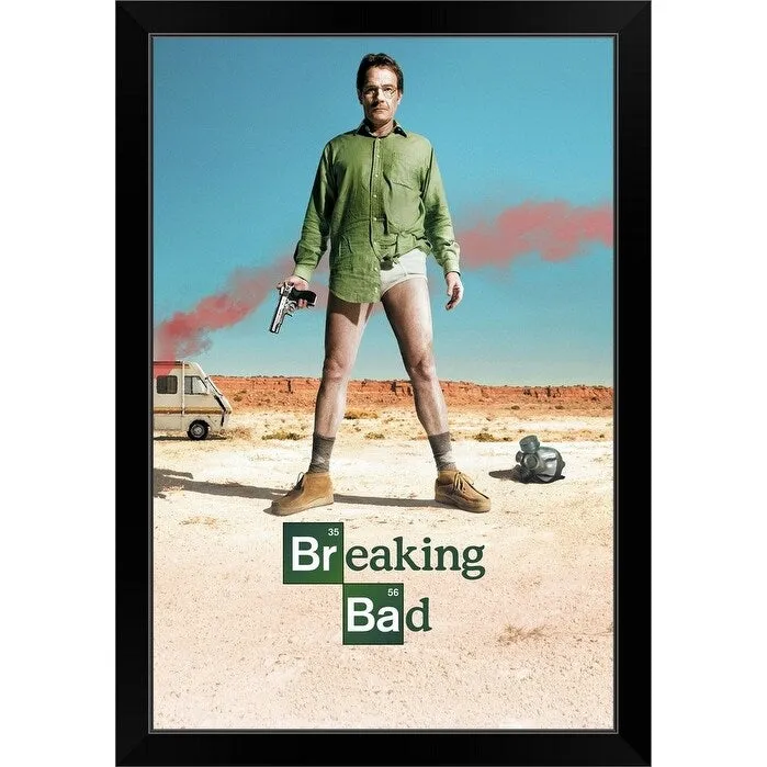 "Breaking Bad (2008)" Black Framed Print