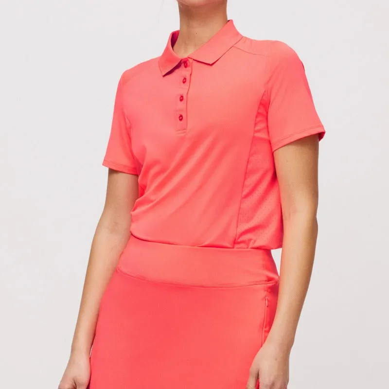 Rohnisch Rumie S/S Polo Shirt - Neon Pink