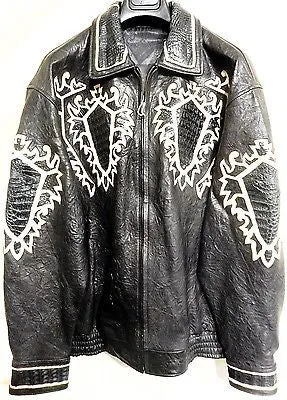 Safari Crocodile/Lambskin Bomber Jacket