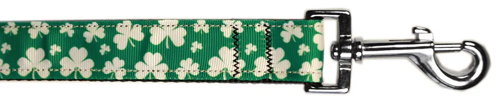 Shamrocks Nylon Pet Leash 5-8in By 6ft